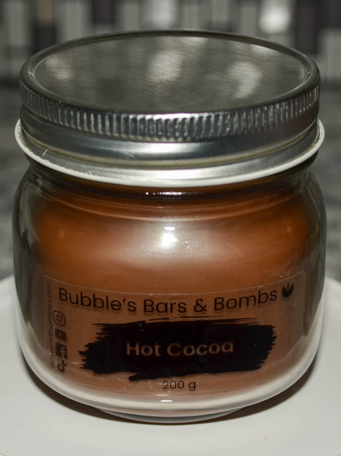Hot Cocoa Candle with Lid