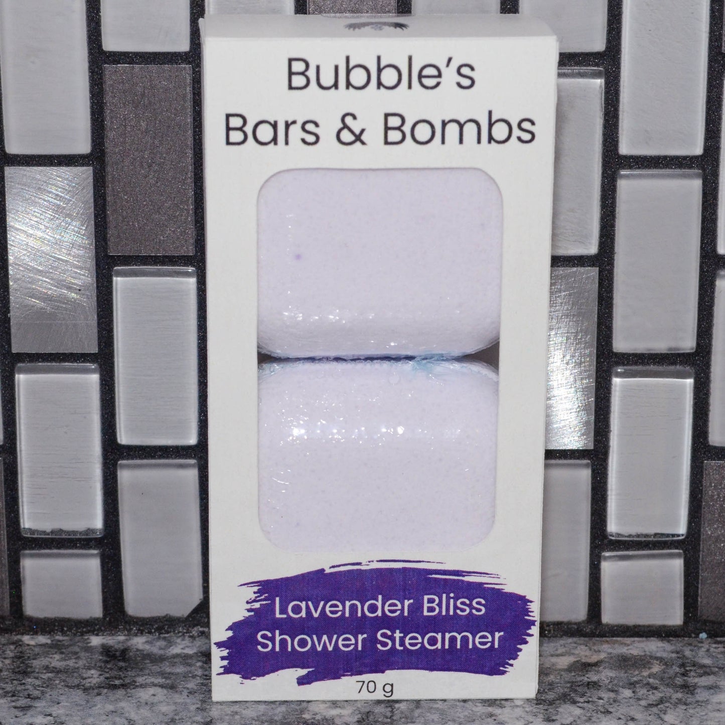 Lavender Bliss Shower Steamer in box