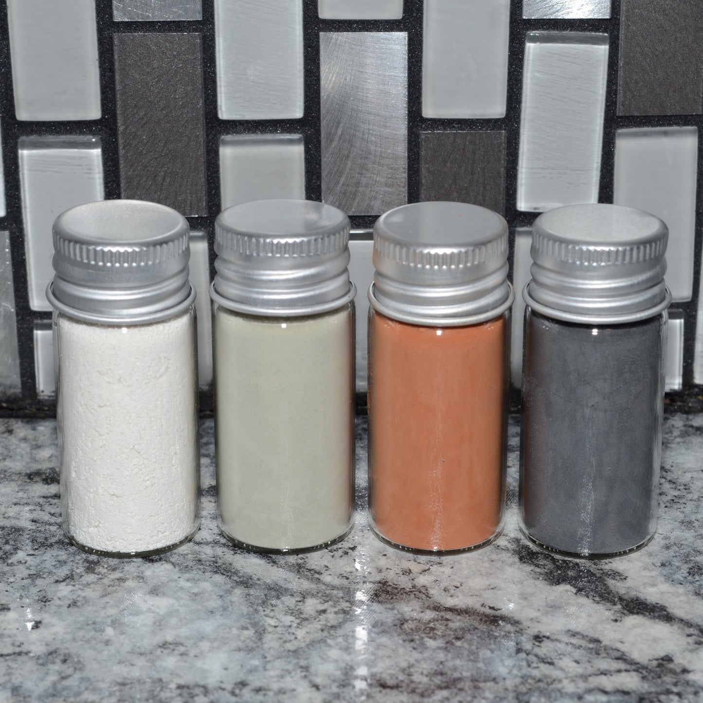 4 Clay Mask Sampler Bottles