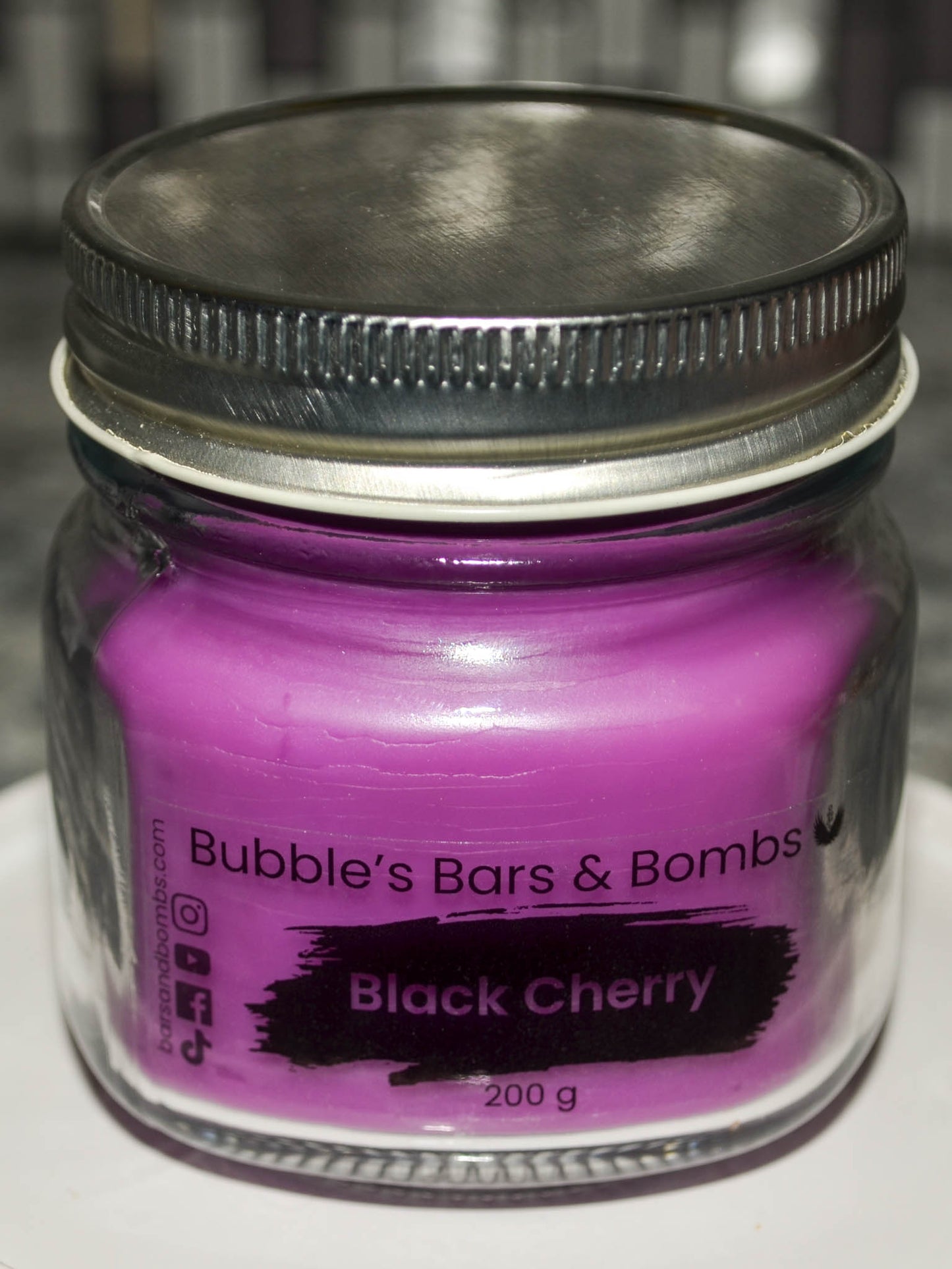 Black Cherry Candle with Lid