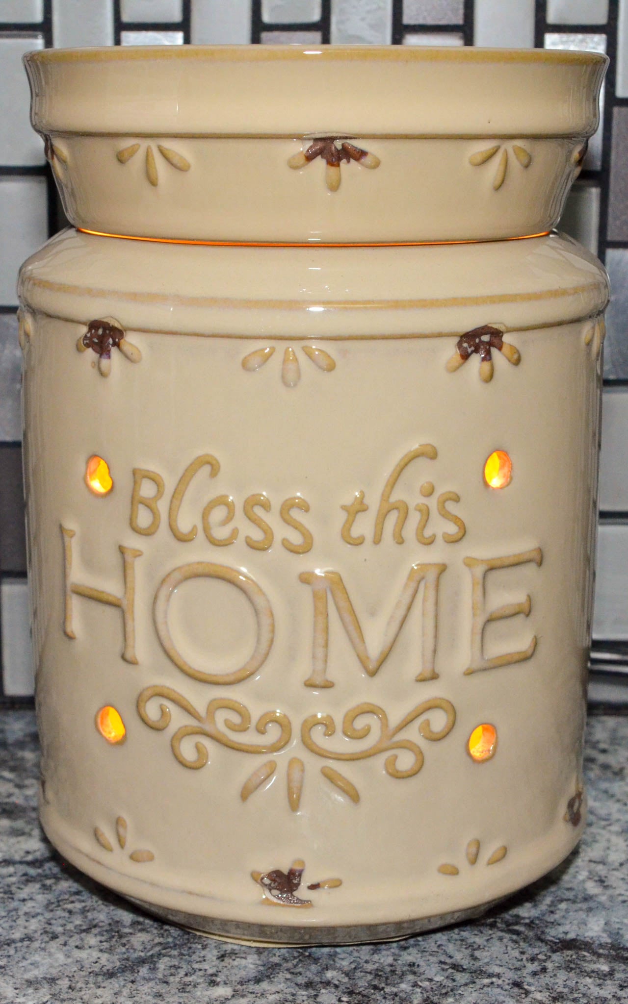 Bless This Home Warmer Turned On