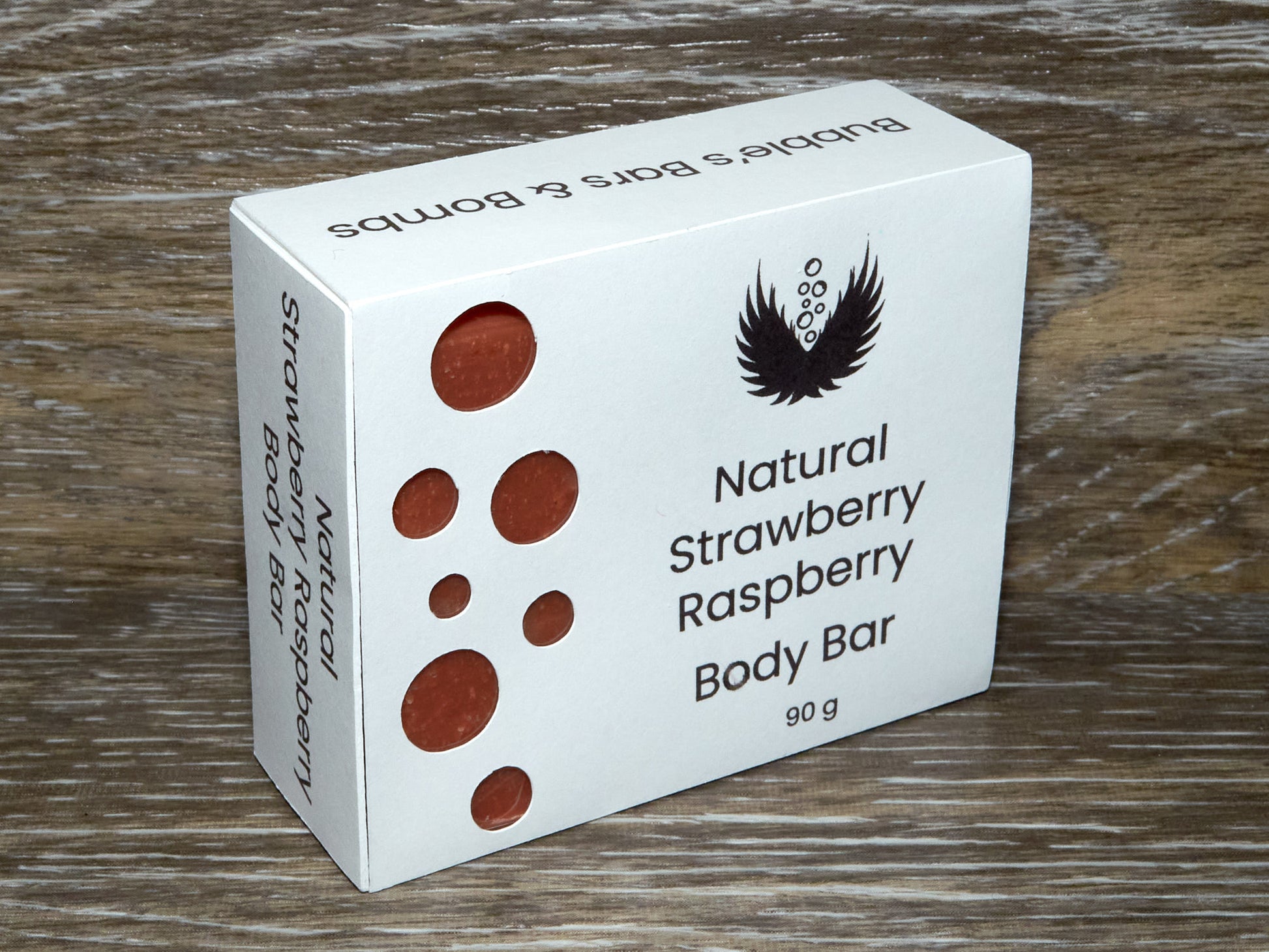 Natural Strawberry Raspberry Body Bar Box