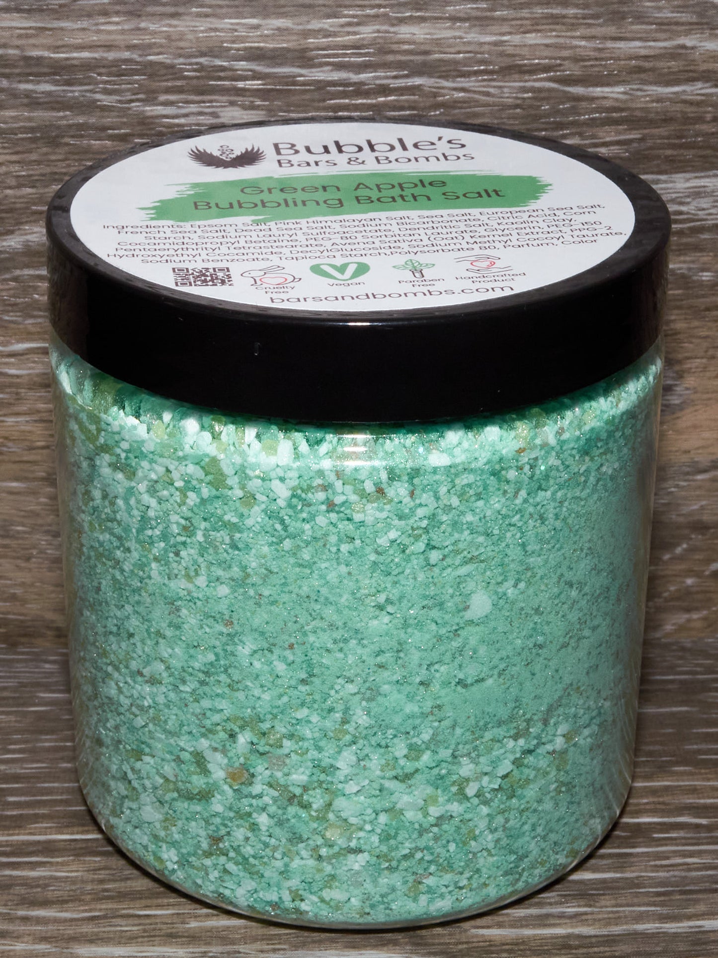 Green Apple Bubbling Bath Salt