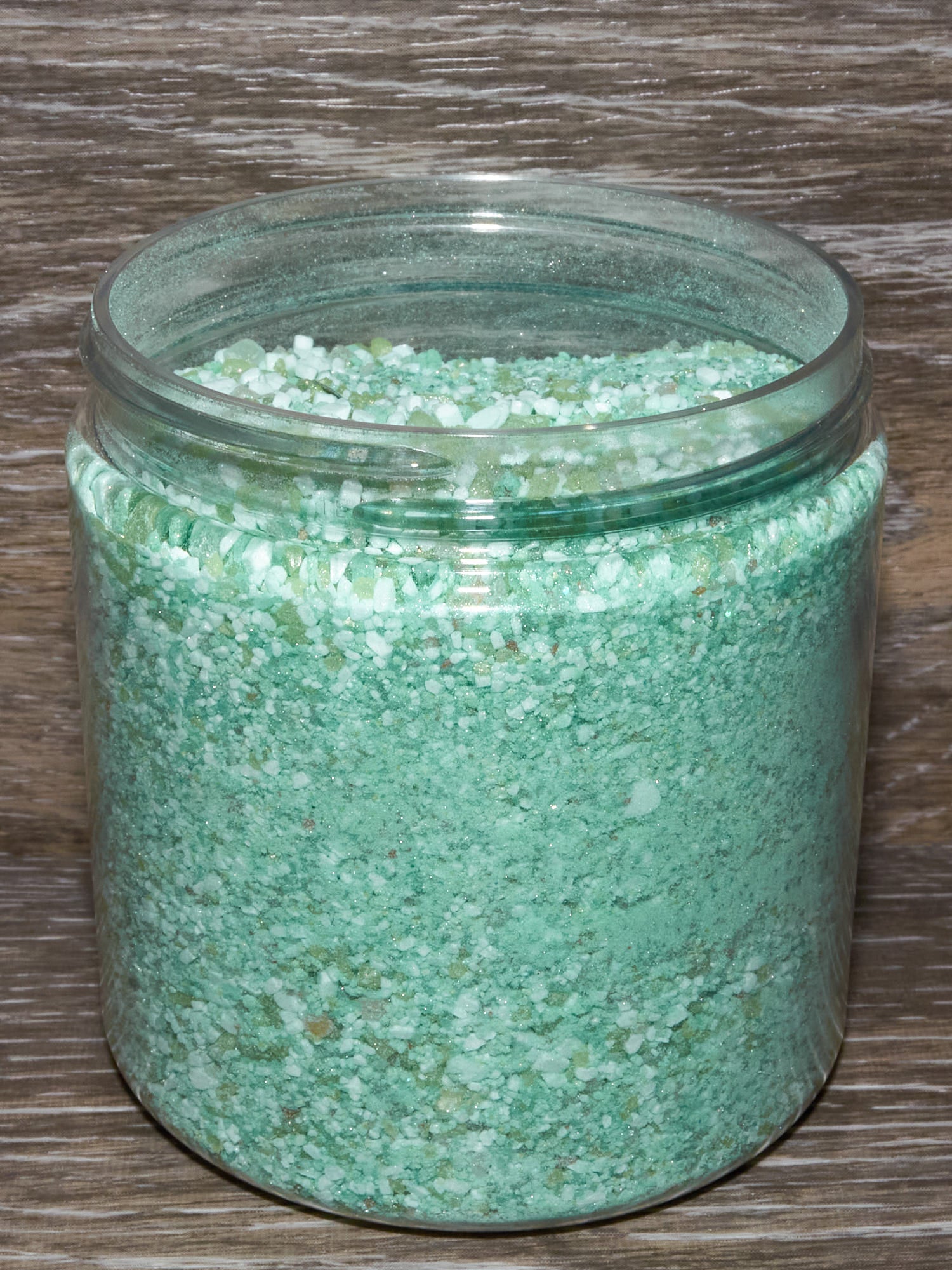 Green Apple Bubbling Bath Salt Open