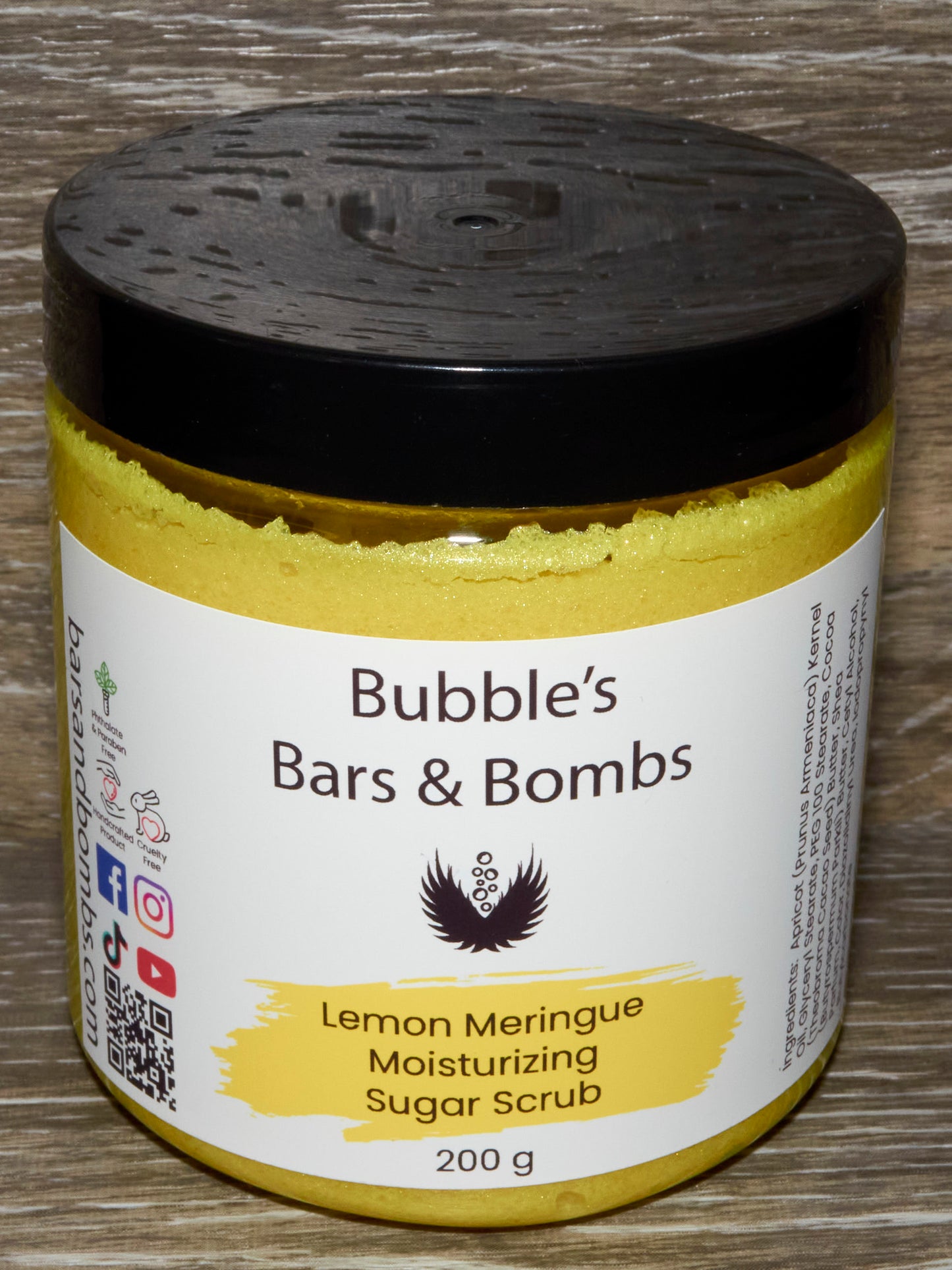 Lemon Meringue Moisturizing Sugar Scrub