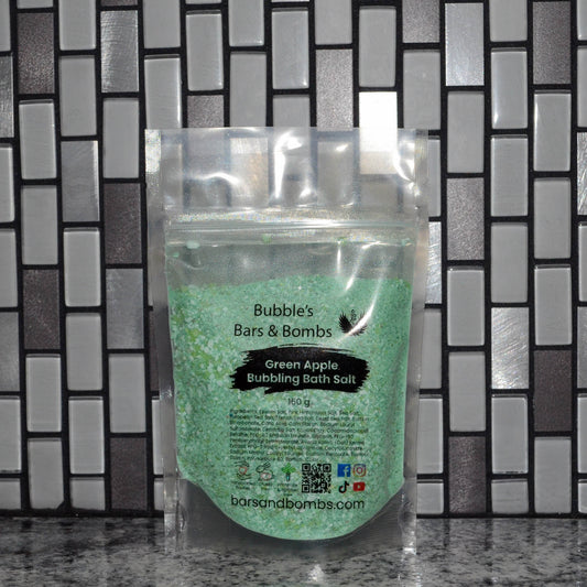 Green Apple Bubbling Bath Salt